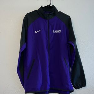 Kansas State University k-state Kstate volleyball Nike zip up jacket large